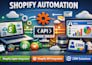 shopify automation, shopify zapier integration, shopify API integration, CRM